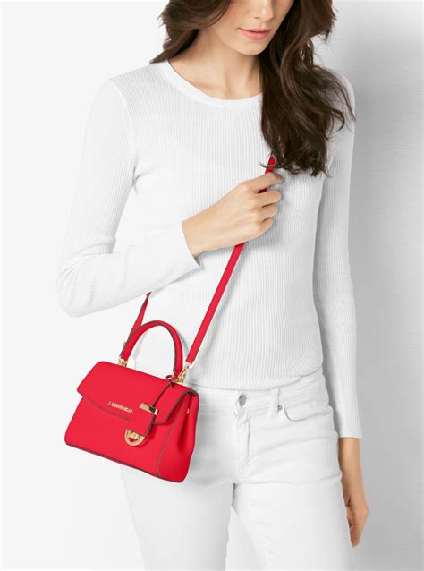 michael kors ava small|extra small saffiano leather crossbody.